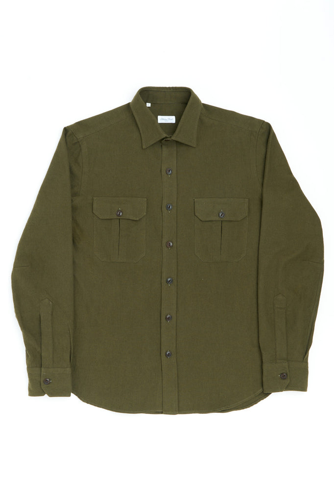 Salvatore Piccolo Military Shirt SBY79 Green