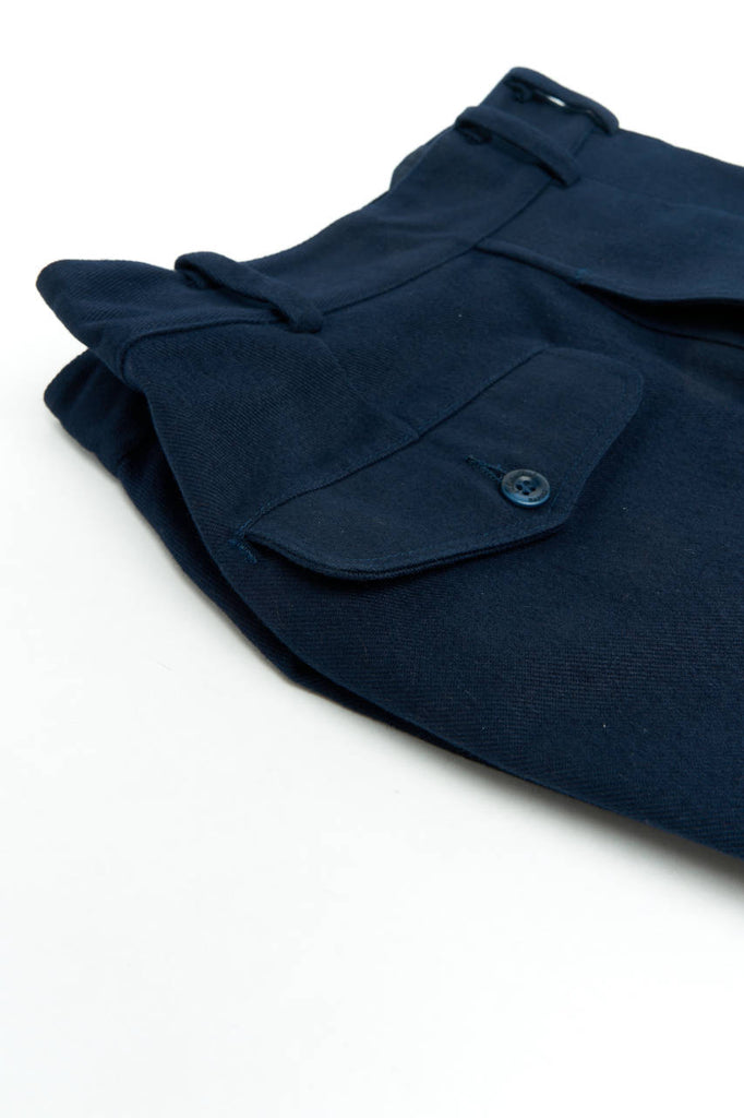 Salvatore Piccolo Pants Paul Heavy Twill Navy
