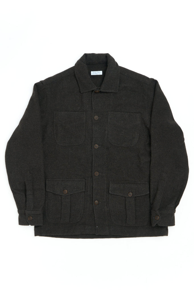 Salvatore Piccolo Shirt/Jacket Alberto GPL55 Wool Brown