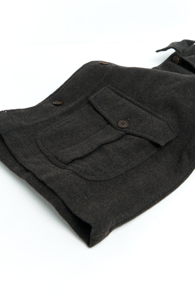 Salvatore Piccolo Shirt/Jacket Alberto GPL55 Wool Brown