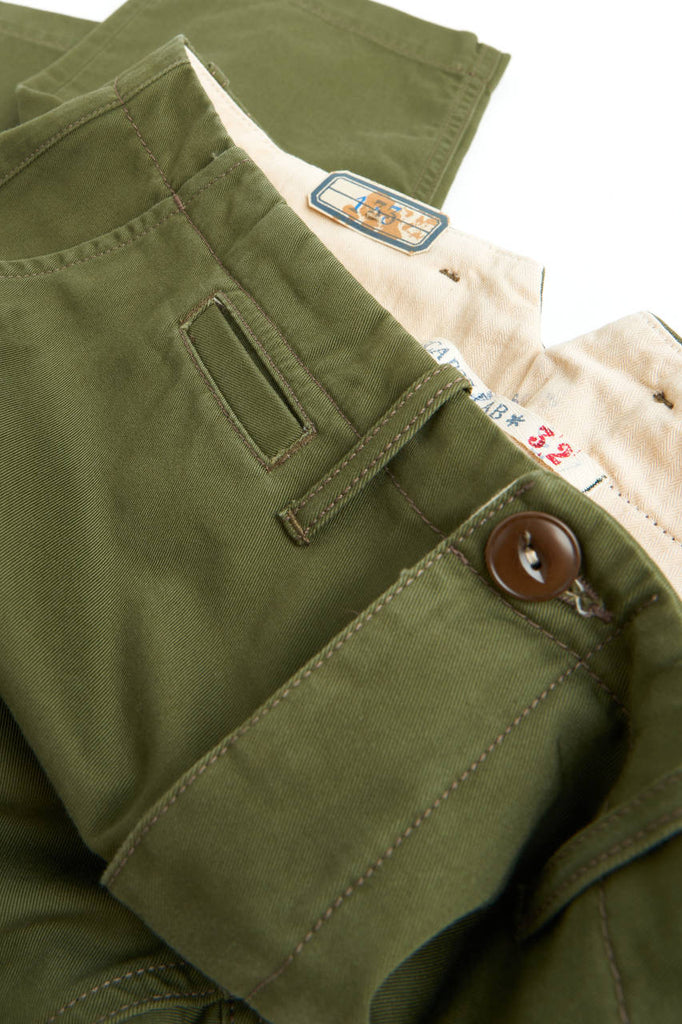 Scarti Lab Chinos 133-SG506 Green Stone Washed