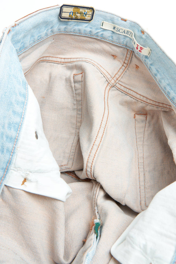 Scarti Lab 5-Pocket 06RS-ST820 Selvedge Denim Super Bleach