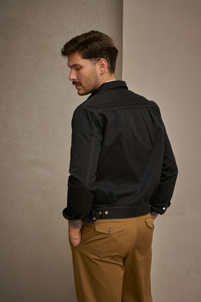 Scarti Lab Type 2 Jacket 703-SG506 Black Stone Washed