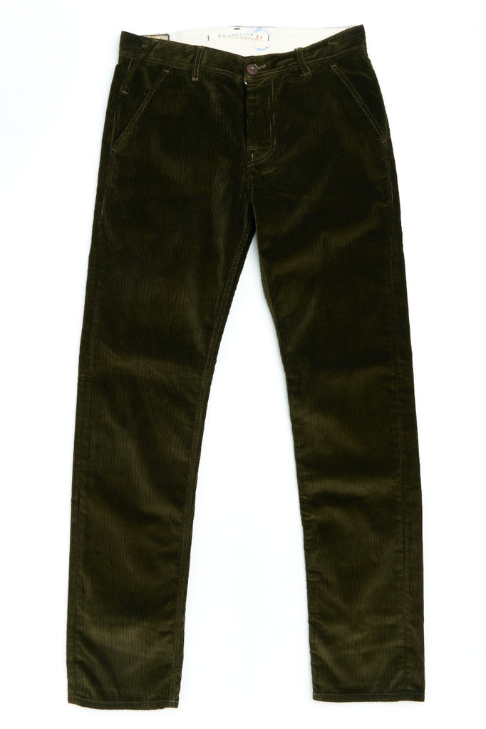 Scarti Lab Chinos 101-SN814 Corduroy Dark Olive