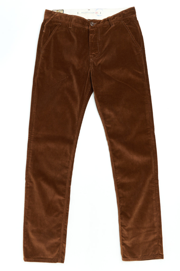 Scarti Lab Chinos 101-SN814 Corduroy Dark Tan