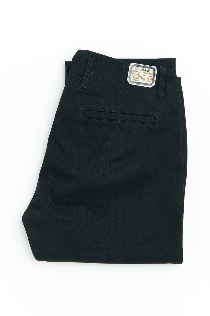 Scarti Lab Chinos 133-SG506 Garbadine Black