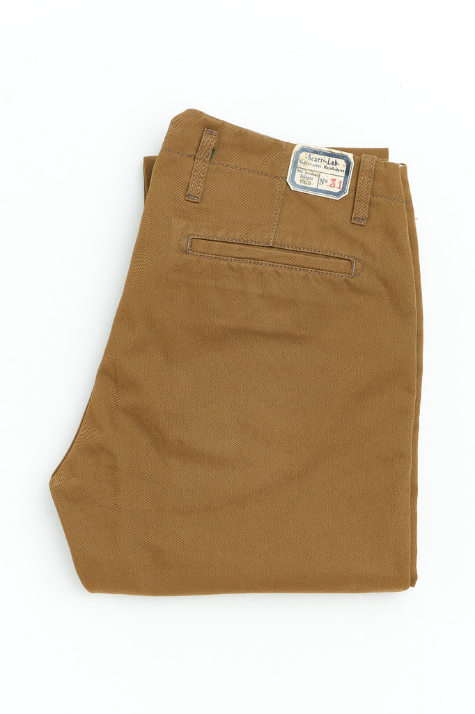 Scarti Lab Chinos 133-SG506 Garbadine Tan