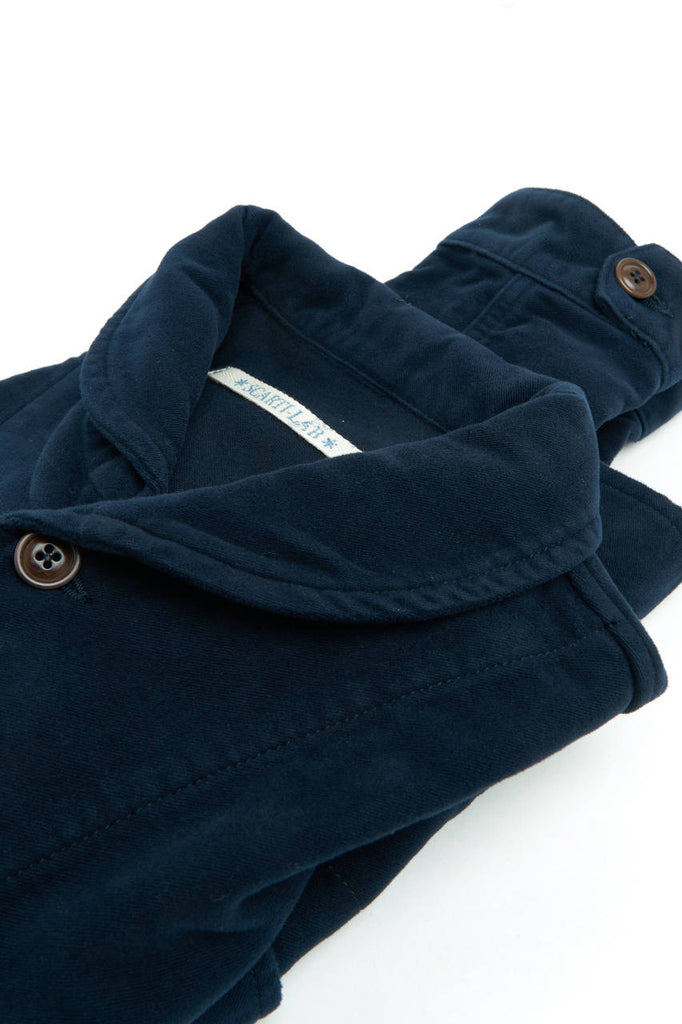 Scarti Lab Cossack Jacket 707-SN802 Moleskin Navy
