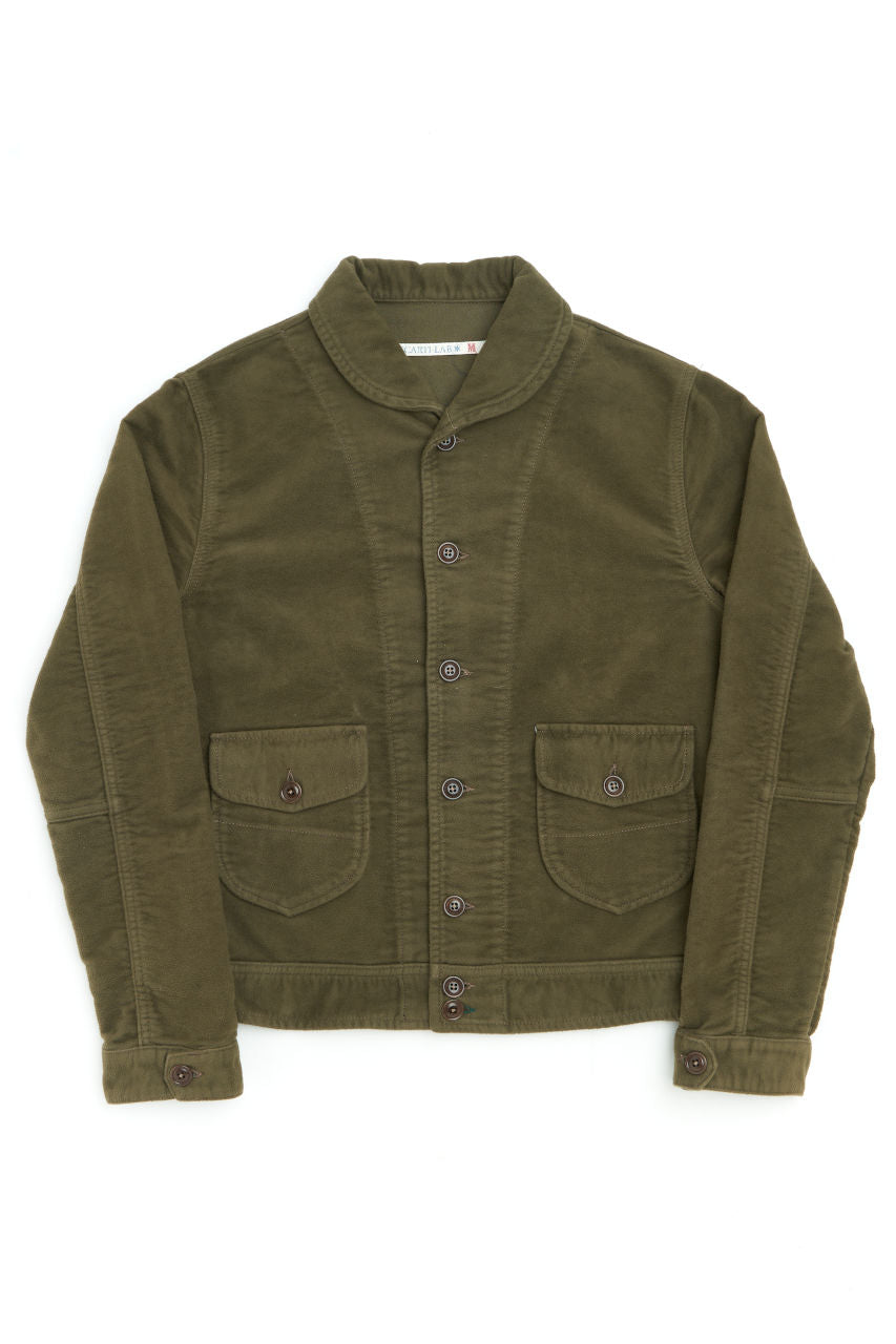 Scarti Lab Cossack Jacket 707-SN802 Moleskin Olive | SUNSETSTAR
