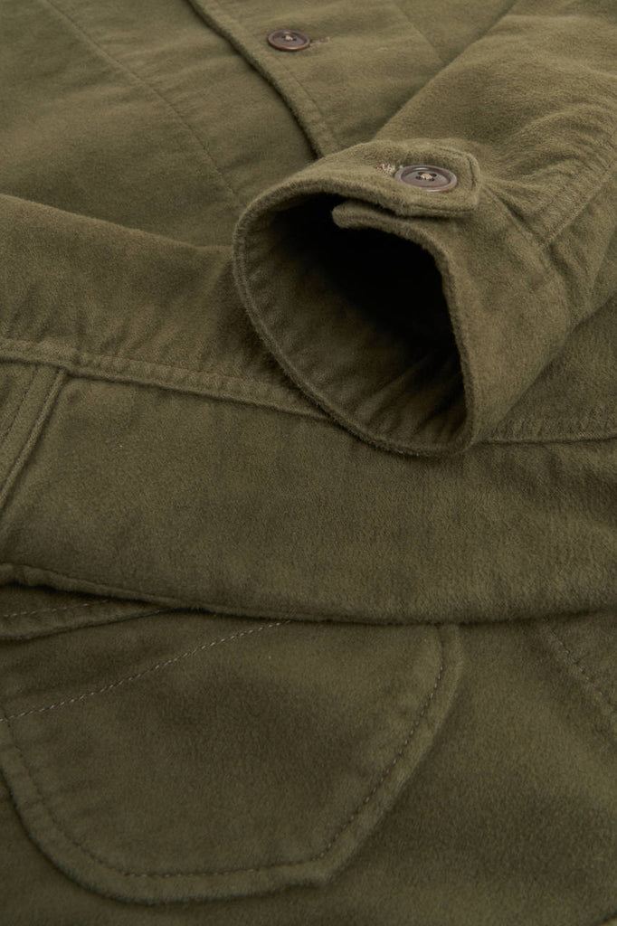 Scarti Lab Cossack Jacket 707-SN802 Moleskin Olive