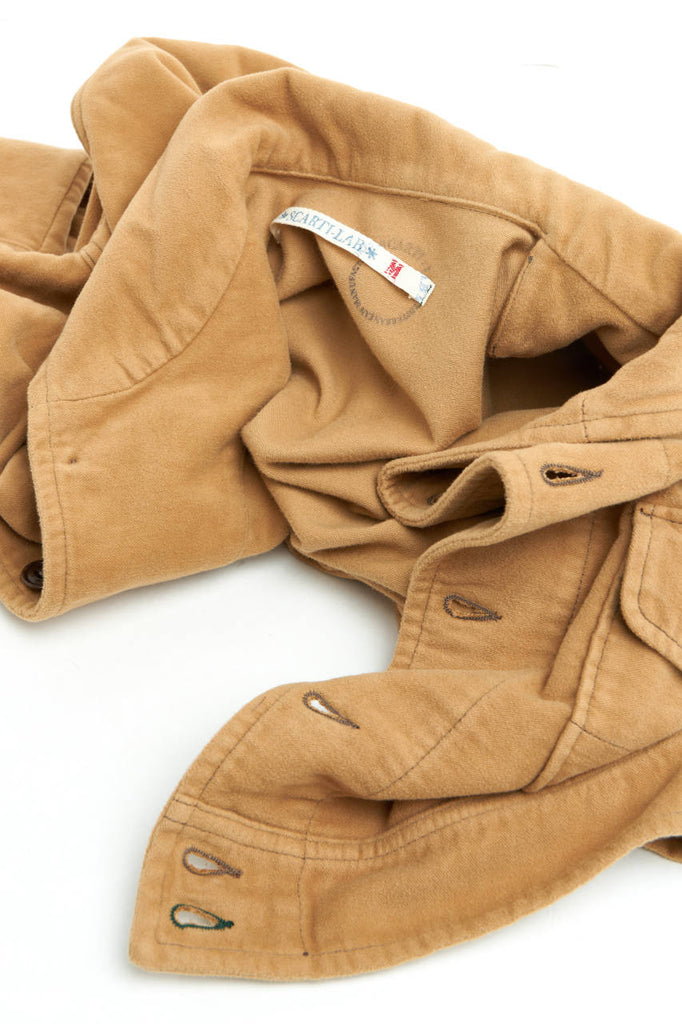 Scarti Lab Cossack Jacket 707-SN802 Moleskin Tan