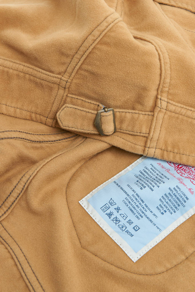 Scarti Lab Cossack Jacket 707-SN802 Moleskin Tan
