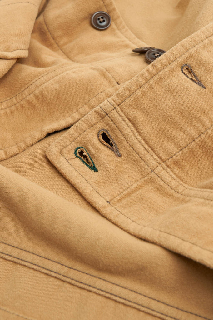 Scarti Lab Cossack Jacket 707-SN802 Moleskin Tan