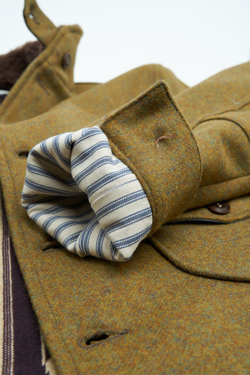 Scarti Lab Cossack Jacket 707F-SE430 Melton Wool Khaki