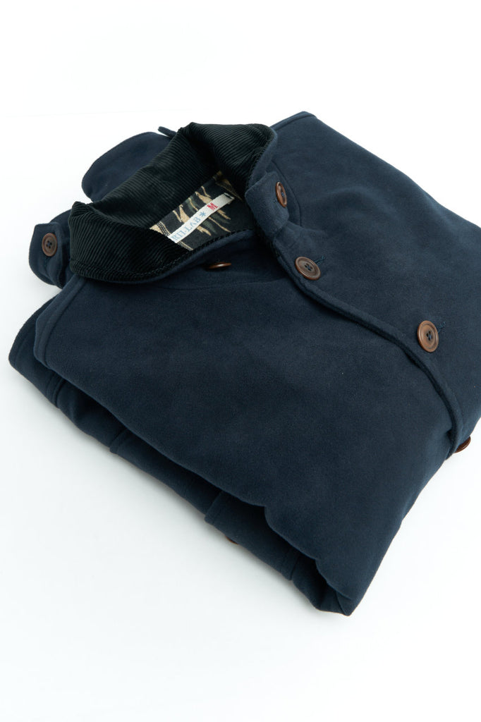 Scarti Lab Cossack Jacket 707F-SN960 Moleskin Navy