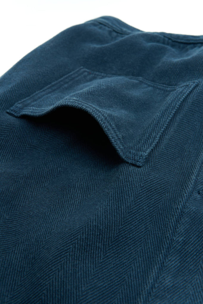 Seuvas Herringbone Trucker Jacket Logwood Dyed