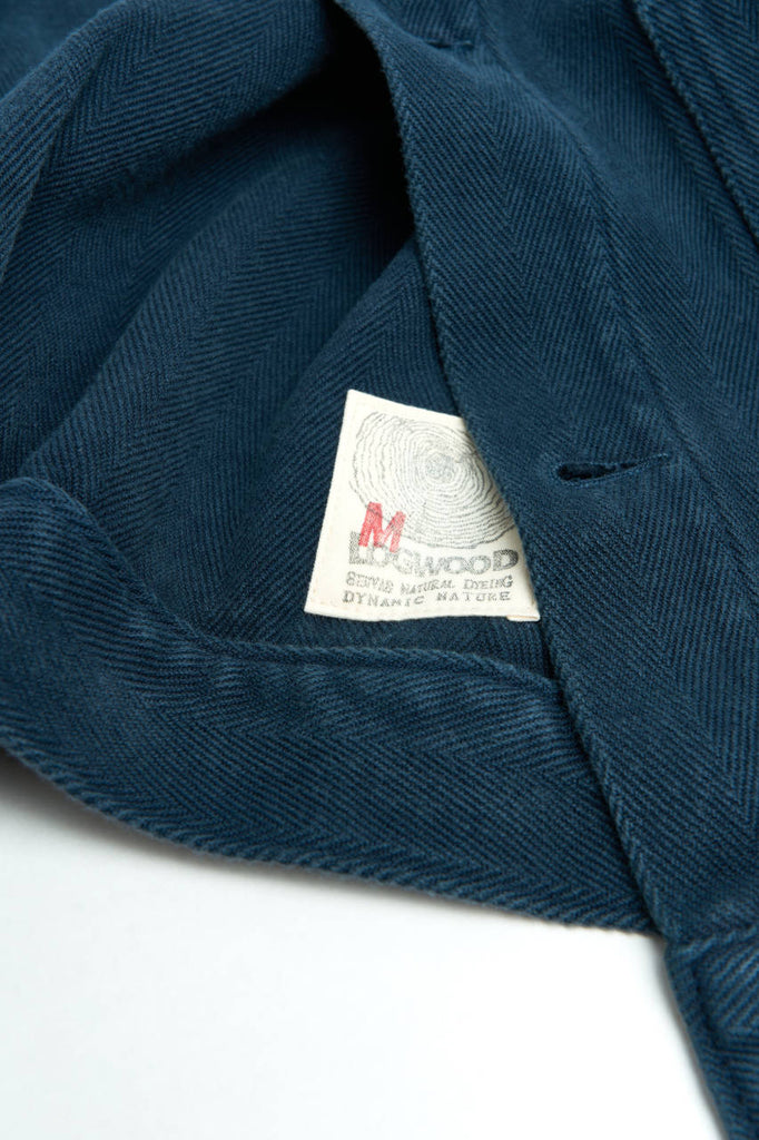 Seuvas Herringbone Trucker Jacket Logwood Dyed