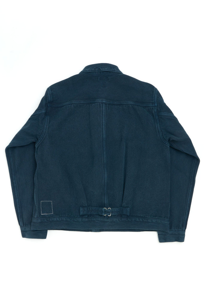 Seuvas Herringbone Trucker Jacket Logwood Dyed