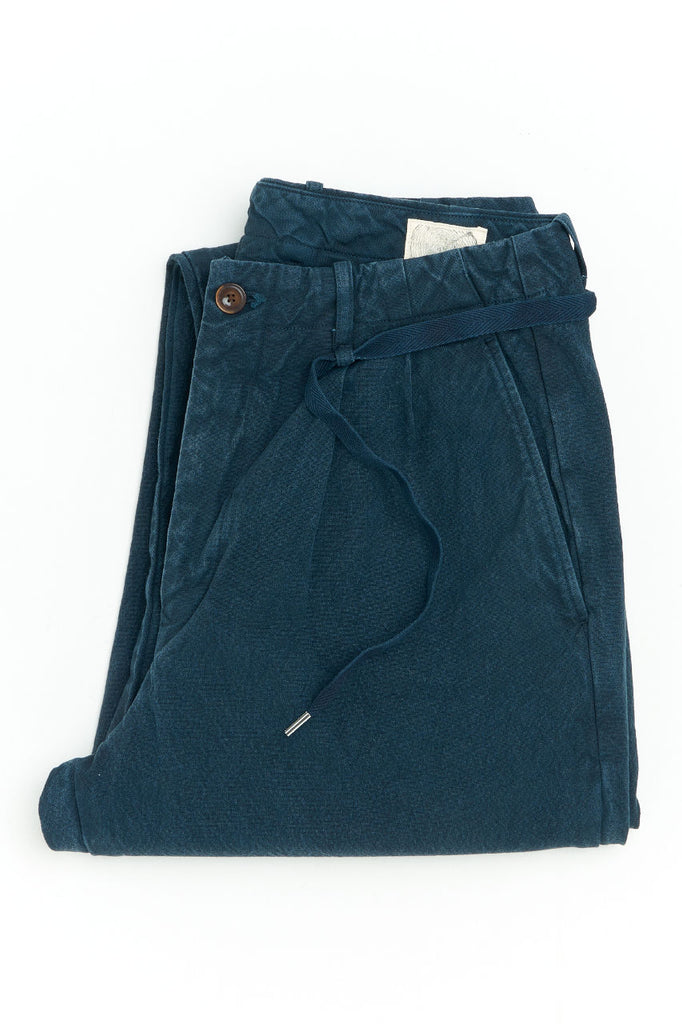 Seuvas Tapered Pants 10oz Canvas Logwood Dyed