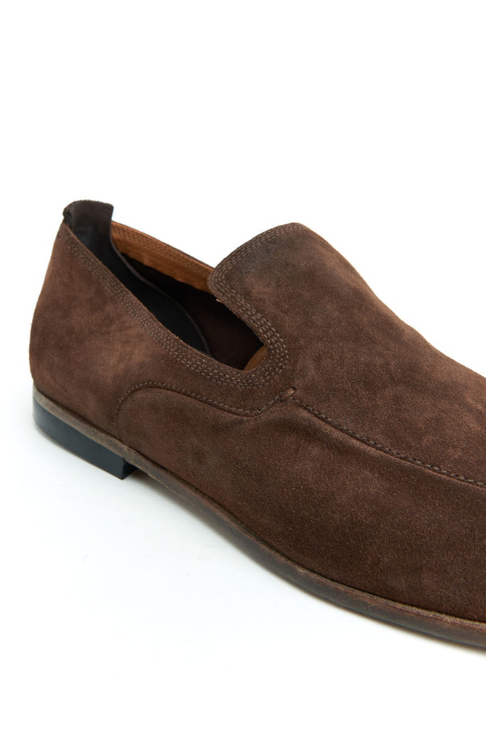 Silvano Sassetti Classic Loafer Suede Marrone