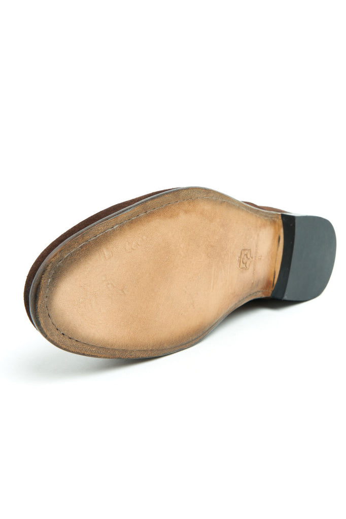 Silvano Sassetti Classic Loafer Suede Marrone