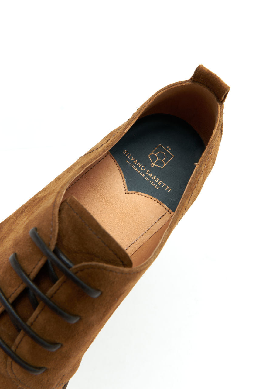 Silvano Sassetti Derby Suede Cacao | SUNSETSTAR