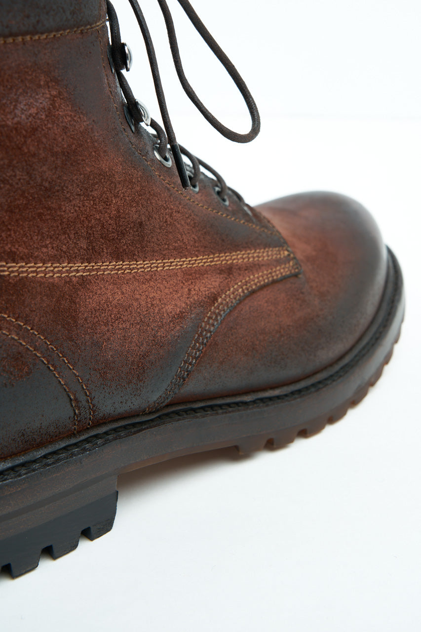 Silvano Sassetti Travel Boot Roughout Marrone | SUNSETSTAR