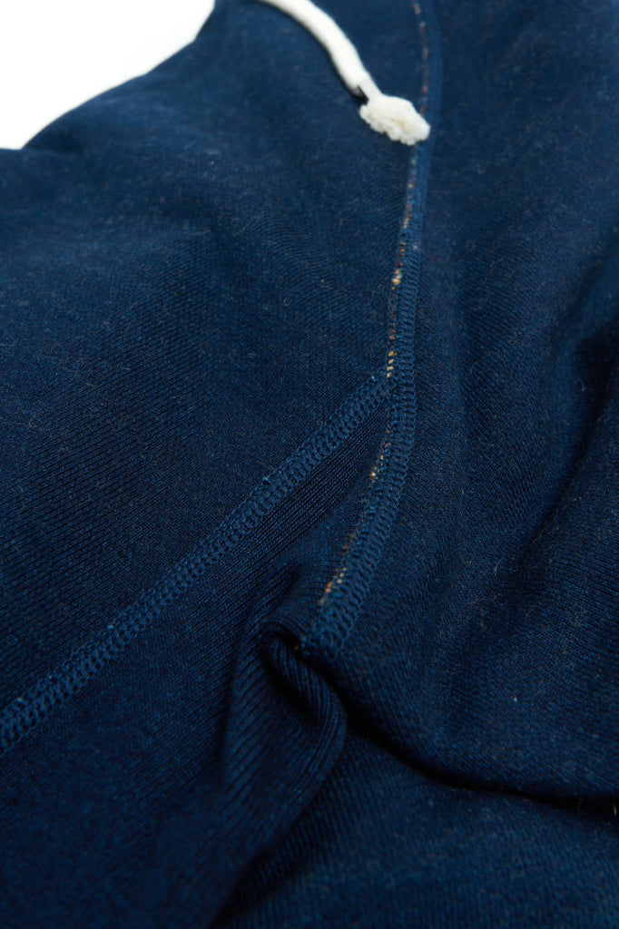 Wonder Looper Zip Hoodie Real Indigo Blanket Striped French Terry