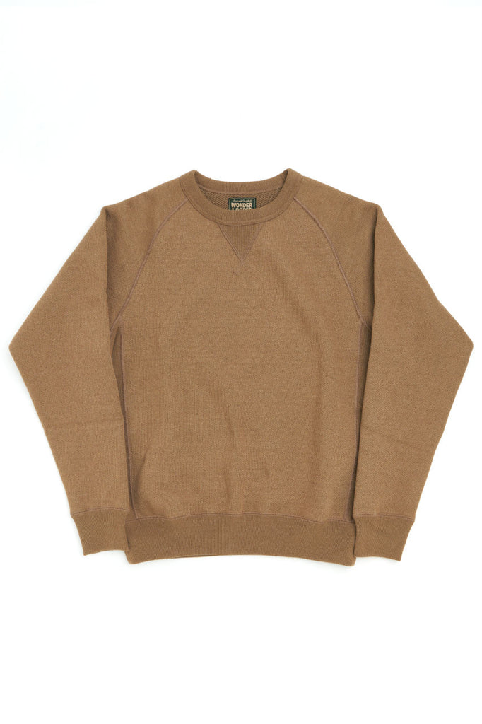 Wonder Looper Crewneck Double Heavyweight Iron Mordant Foxfibre