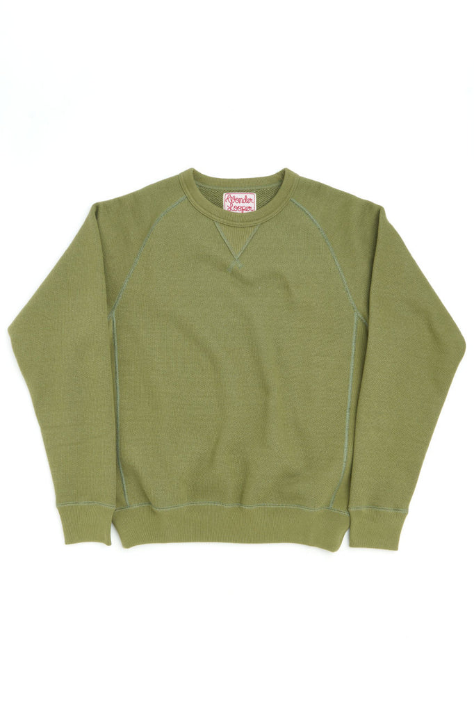 Wonder Looper Crewneck Double Heavyweight French Terry Sage