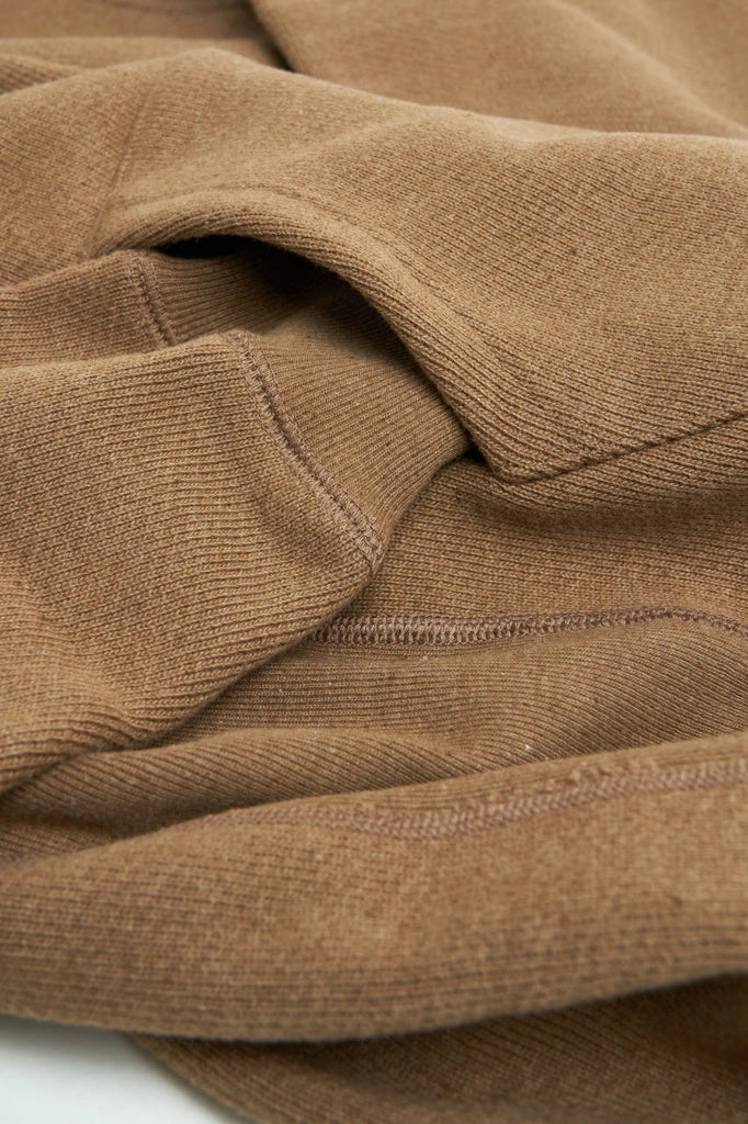 Wonder Looper Zip Hoodie Double Heavyweight Iron Mordant Foxfibre