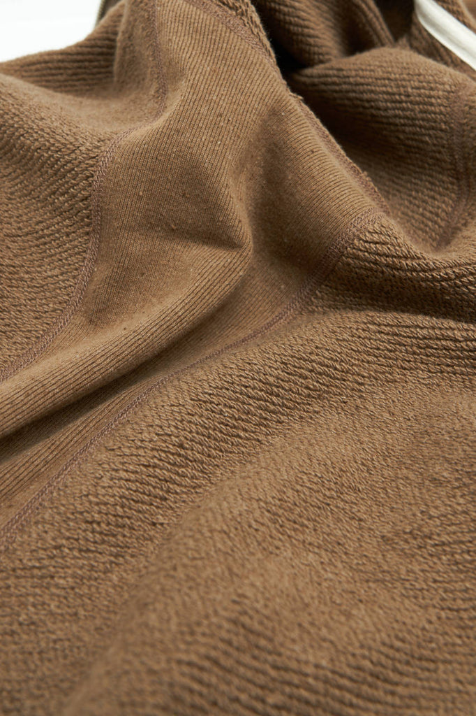 Wonder Looper Zip Hoodie Double Heavyweight Iron Mordant Foxfibre