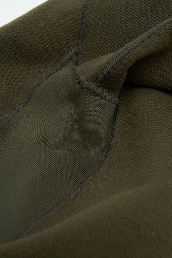 Wonder Looper Zip Hoodie Double Heavyweight French Terry Khaki