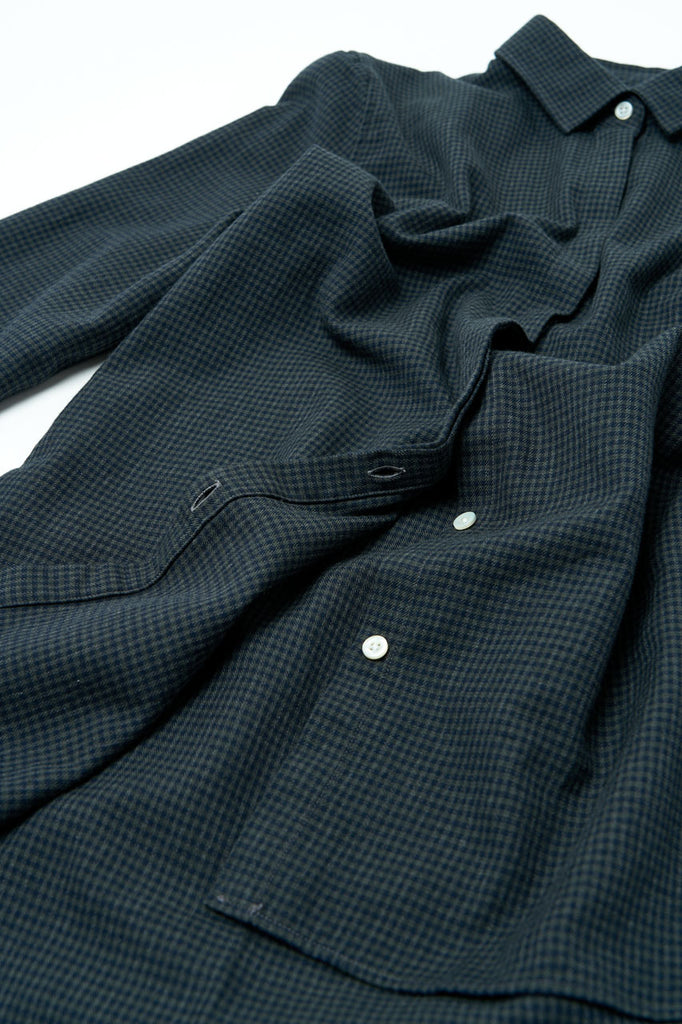 ABCL Garments Vitti Blouse Check Flannel Grey