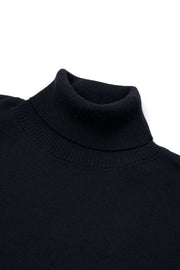 Buy French Connection Mens Cash Roll Neck Jumper Black - View #5