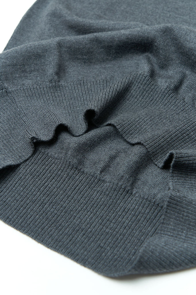 GRP Knitwear Fine Knit Crew SF TEC 1 Merino Grey