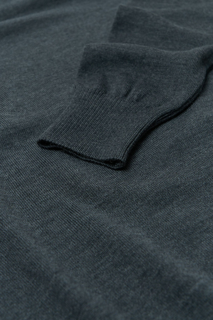 GRP Knitwear Fine Knit Roll Neck SF TEC 1 Merino Charcoal