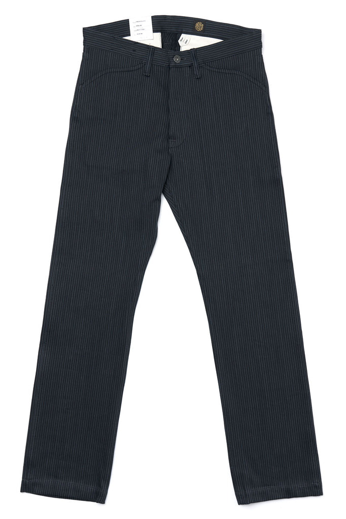 Indigofera Jeans Swearengen Pants Hickory Stripe Black / Grey