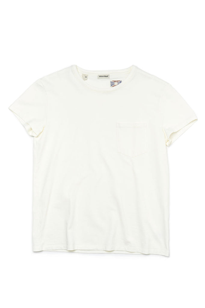 Indigofera Jeans Wilson T-Shirt Cocatoo White