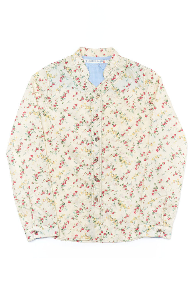 Scarti Lab Blouse W503-SL246 Flowers Natural